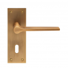 Velino Lever Lock Handle - Antique Brass