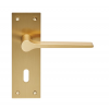 Velino Lever Lock Handle - Satin Brass