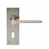 Velino Lever Lock Handle - Satin Nickel 