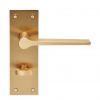 Velino Lever Bathroom Handle - Satin Brass