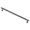 Knurled Pull Handle 350mm (320mm cc) - Matt Black