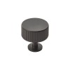 Lines Radio Knob - Matt Black