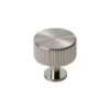 Lines Radio Knob - Satin Nickel