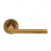 Trentino Lever Handle on Rose - Antique Brass