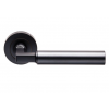 Amiata Lever Handle on Rose - Matt Black