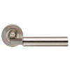 Amiata Lever Handle on Rose - Satin Nickel