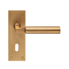 Amiata Lever Lock Handle - Antique Brass