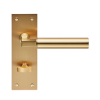 Amiata Lever Bathroom Handle - Satin Brass