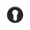 Euro Escutcheon - Matt Black