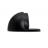 Oval Floor Mounted Door Stop 45mm - Matt Black 