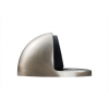 Oval Floor Mounted Door Stop 45mm - Satin Nickel 