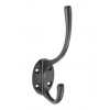 Hat & Coat Hook - Matt Black 