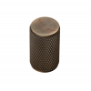 18mm Ø Knurled Knob - Antique Brass