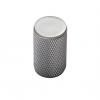 18mm Ø Knurled Knob - Polished Chrome 