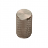 18mm Ã˜ Knurled Knob - Satin Nickel