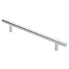 Steel T-Bar Handle 220mm (160cc) - Polished Chrome