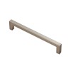 170mm Block Cupboard Handle (160cc) - Satin Nickel