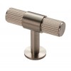 Lines T-bar Knob - Satin Nickel