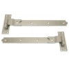 18" Cranked Hook & Band  Hinges - Galvanised (pair)