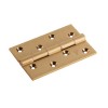 4" DPBW Butt Hinges (Pair) - Satin Brass