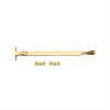 10" Bulb End Casement Stay - Satin Brass