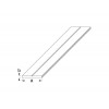 Flat Bar 1m x 11.5mm x 2mm - Aluminium 