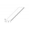 Flat Bar 2m x 20mm x 2mm - Silver Anodised Aluminium