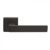 Carlisle Techna Lever on Square Rose - Matt Black