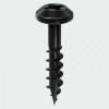 5 x 25mm Rainwater Screws Black (400)