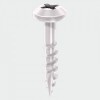 5 x 25mm Rainwater Screws White (400)