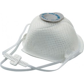 Disposable fine-dust mask with valve