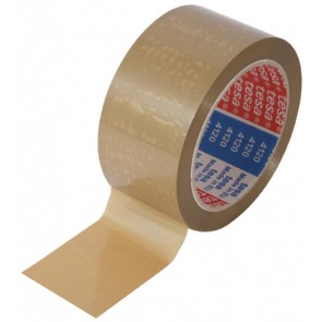 Pvc Packaging Tape Brown 66m (x6 rolls)