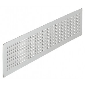 Ventilation grill, 500/1000 x 100 mm, with round holes - Various Sizes