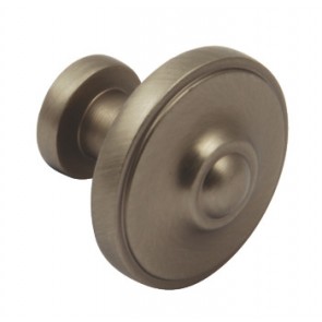 Ariel Knob D33x29mm - Pewter Effect