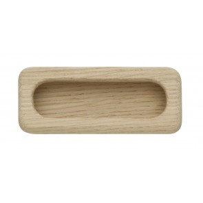 Inset Handle Uninished Oak 97x35mm