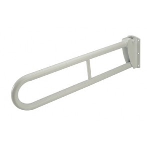 Hinged Support Rail 760mm - White