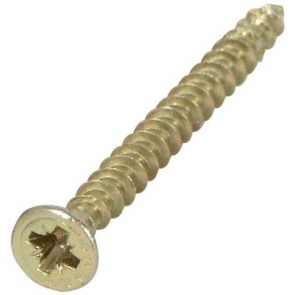 Spax screws, countersunk, ø 4.0 mm, zinc yellow passivated