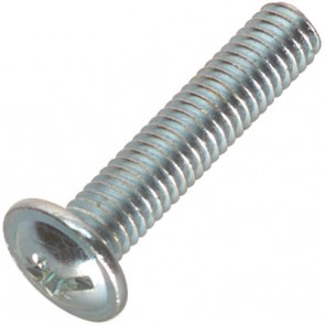 Flat Head Bolt M6x28mm St Galv