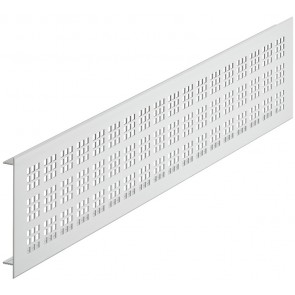 Ventilation Grill, 500-2000 x 100 mm, with Square Holes - Various Sizes