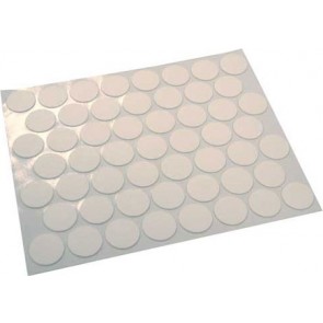 Self adhesive cover cap, polyvinyl, ø 14 mm