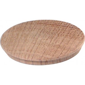 Solid wood cover cap, for ø 35 mm hole