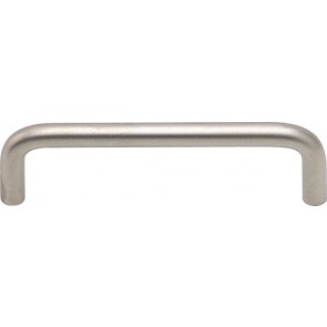 D handle,  64-448 mm hole centres, ø 8 mm, matt nickel steel
