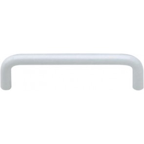 D handle,  64-448 mm hole centres, ø 8 mm, white steel
