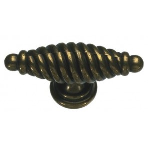 T-Knob Twister 66x32mm Ant.Pewter