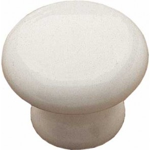 Knob Porc White 38x29mm