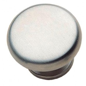 Knob 35x26x23mm Satin St St