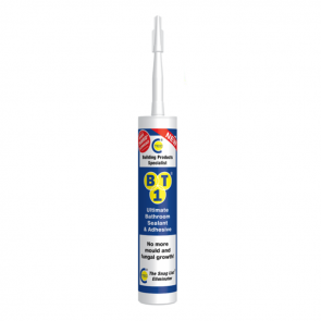 BT1 Bathroom Adhesive & Sealant 290ml White