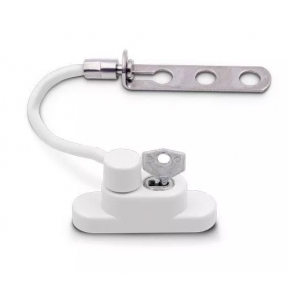 Espag Handle Window Restrictor - White