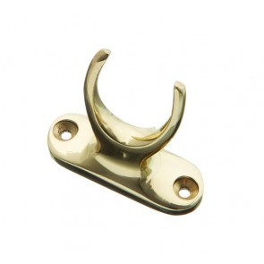 Pole Hook Holder - Brass