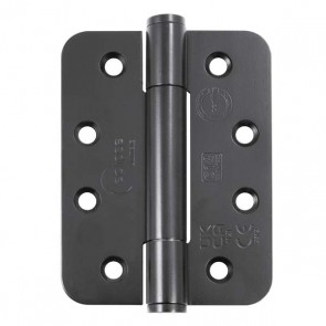 102 x 76 x 3mm Concealed Bearing Radius Hinge (Grade 201) - Various Finishes (Pair)